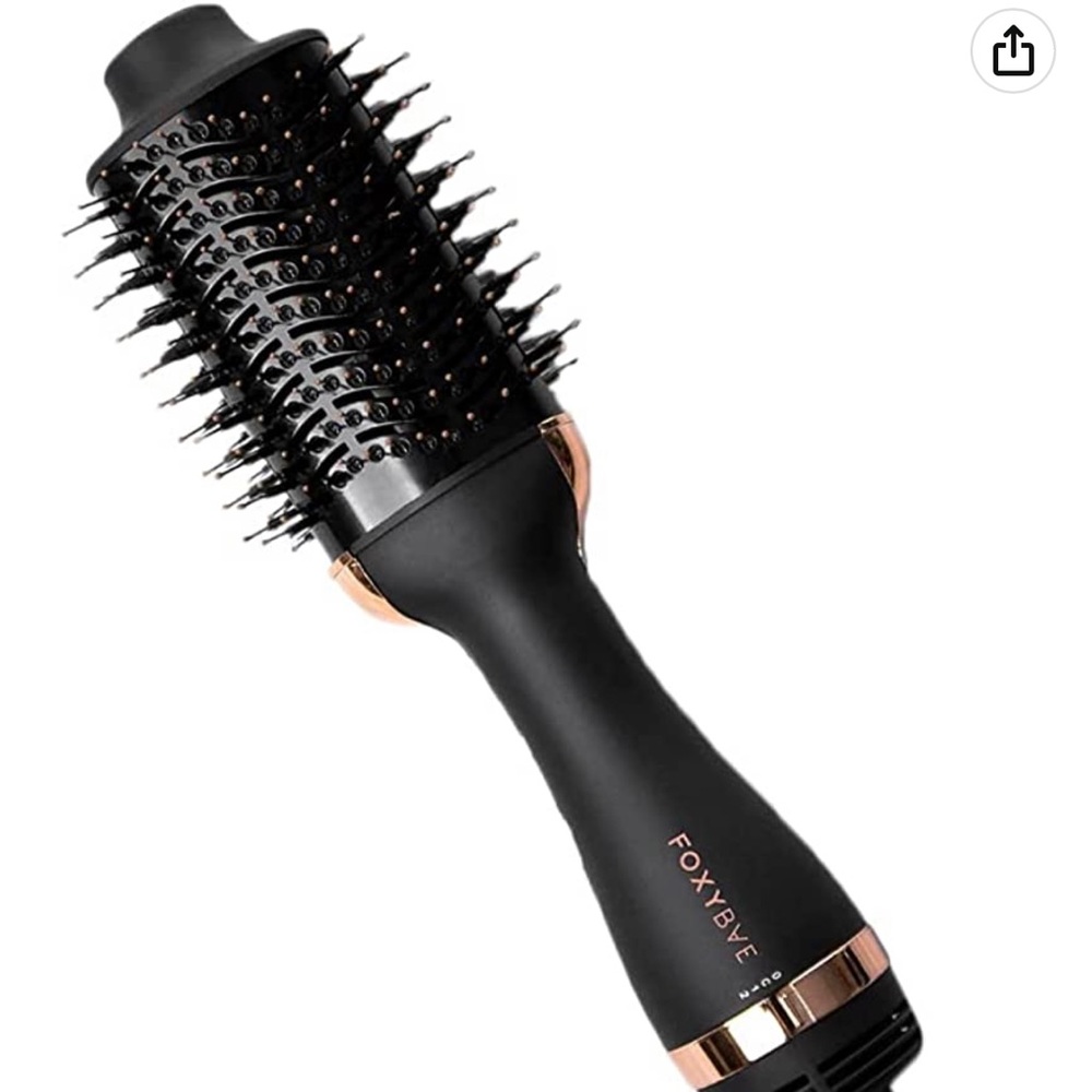 NIB Foxy Bae Rose Gold Blowout Dryer Brush